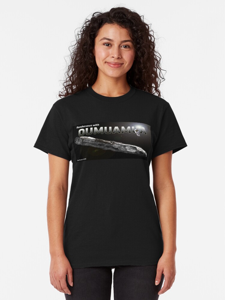 Alternate view of Rendezvous with Oumuamua Classic T-Shirt