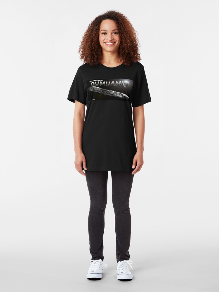 Alternate view of Rendezvous with Oumuamua Slim Fit T-Shirt