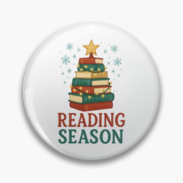 Item preview, Reading Season – Cozy Christmas Book Tree Holiday Design for Book Lovers designed and sold by inkoutninja.
