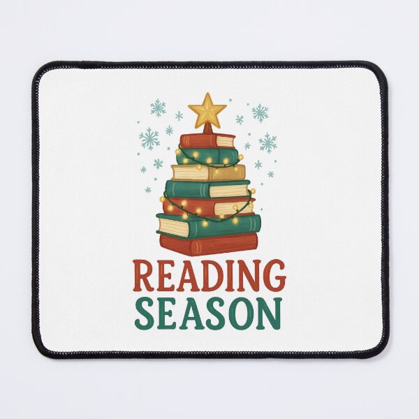 Item preview, Reading Season – Cozy Christmas Book Tree Holiday Design for Book Lovers designed and sold by inkoutninja.