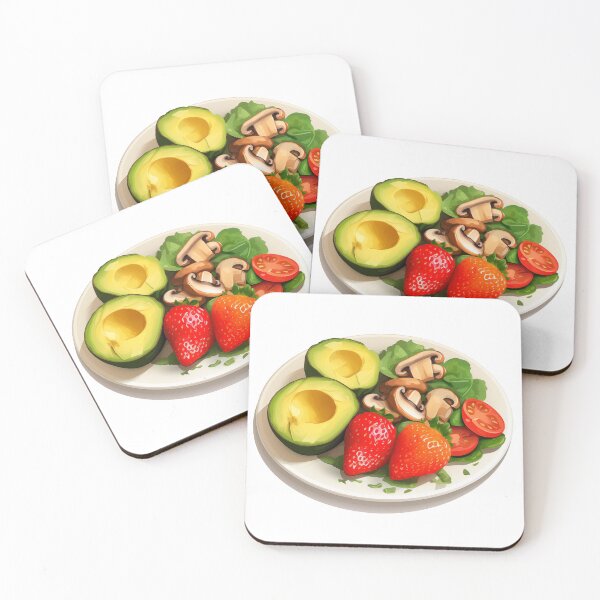 Item preview, Fresh Avocado Salad Plate designed and sold by New-School-Wave.