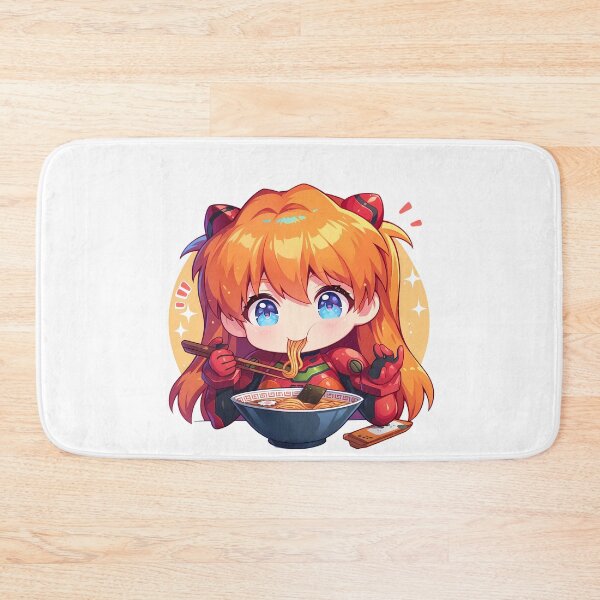 Item preview, Soryu Neon Asuka Langley Evangelion Anime Girl Ramen Glare designed and sold by 108Recordings.