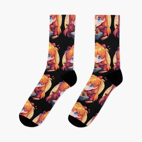 Item preview, Soryu Neon Asuka Langley Evangelion Anime Girl Ramen Glare designed and sold by 108Recordings.