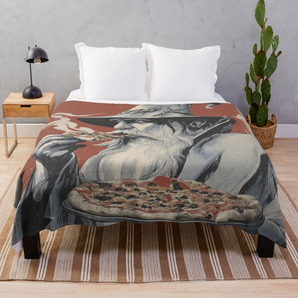 Item preview, Pizza Wizard — Vintage Woodcut designed and sold by ArgentoArt.