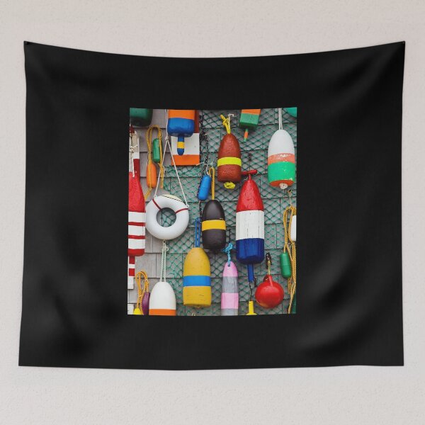 Item preview, Fishing nets and Lobster Trap Buoys designed and sold by Roxane Bay.