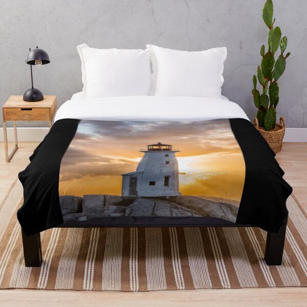 Item preview, Peggy's Point Lighthouse Sunset designed and sold by Roxane Bay.