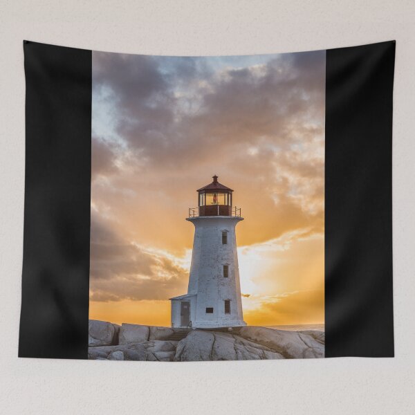 Item preview, Peggy's Point Lighthouse Sunset designed and sold by Roxane Bay.