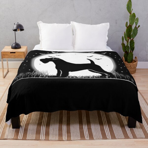 Item preview, Lakeland Terrier Dog – Halloween Moon Silhouette designed and sold by The Real Life Symphony.
