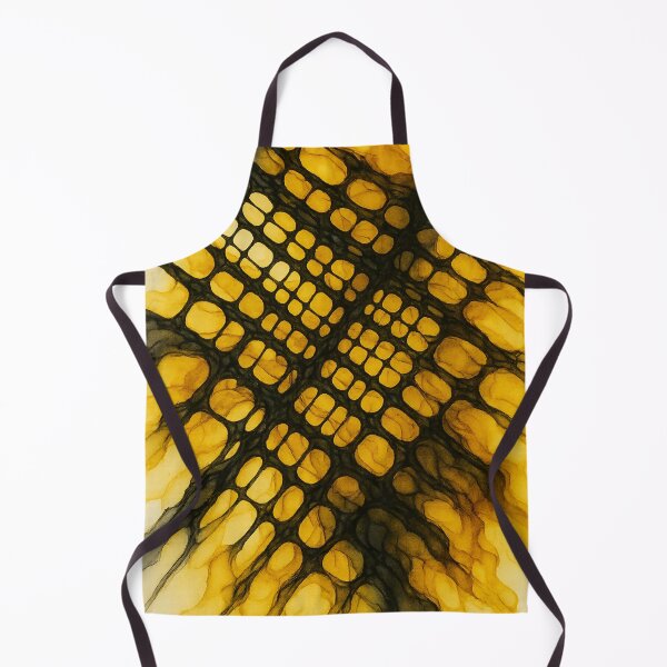 Item preview, Abstract Cellular Grid in Yellow and Black designed and sold by optimusprime39.
