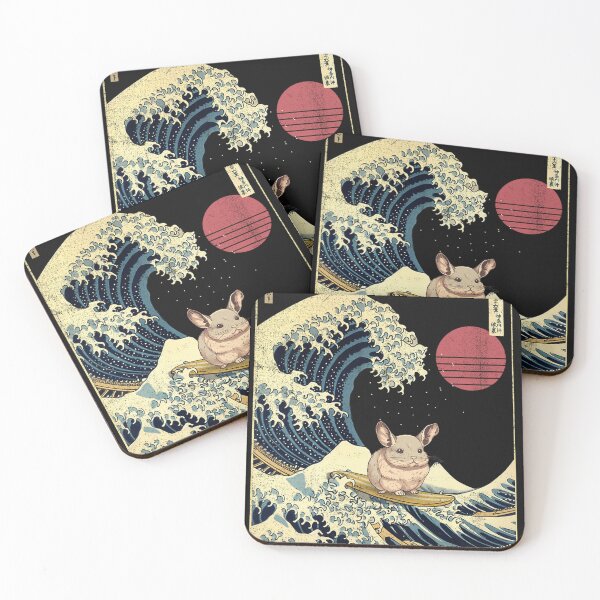 Item preview, Chinchilla Kanagawa Japanese Surfing Wave designed and sold by CharityGrice88.
