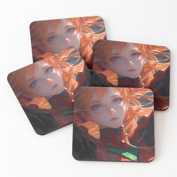 Item preview, Asuka Langley Soryu Neon Genesis Evangelion Anime Fiery Determination designed and sold by SuperTeamCanada.