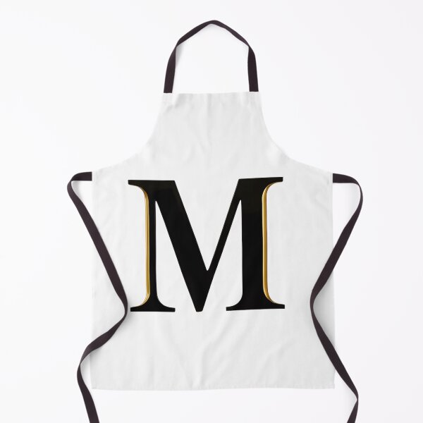 Item preview, Letter M – Gold & Black Elegance designed and sold by RAKO13.