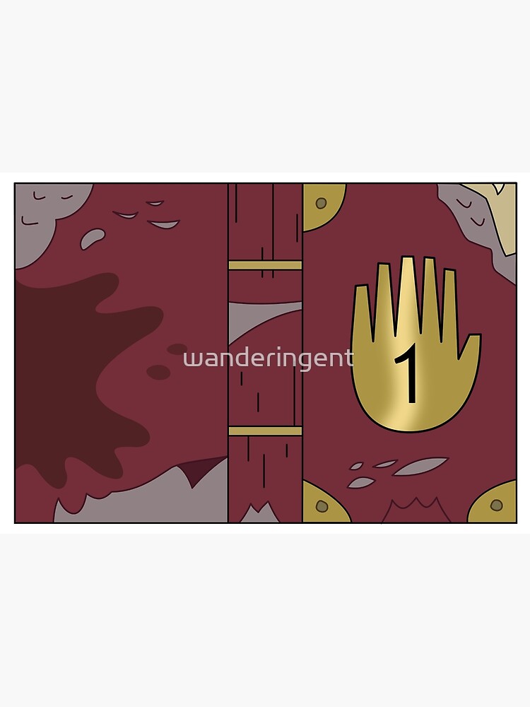 Thumbnail 3 of 3, Journal, Journal 1- Gravity Falls designed and sold by wanderingent.