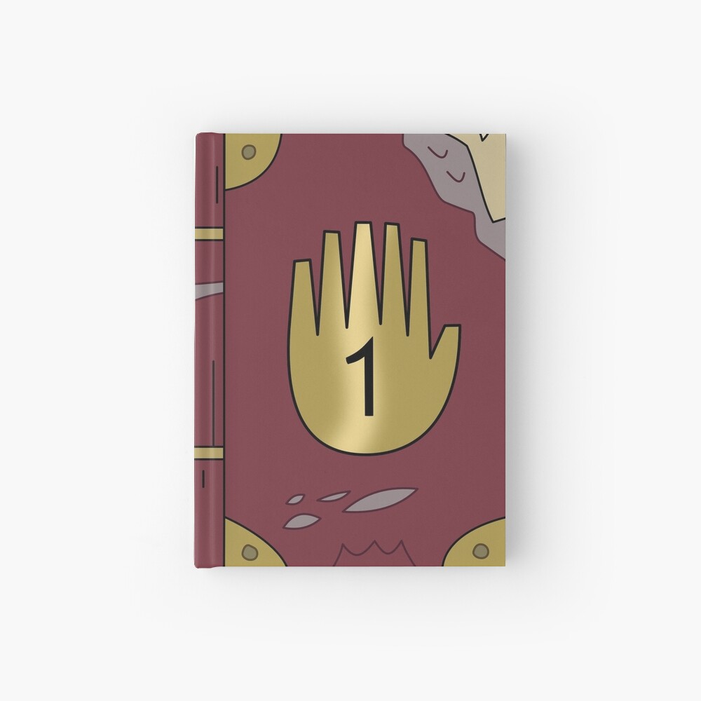 "Journal 1 Gravity Falls" Hardcover Journal by wanderingent Redbubble