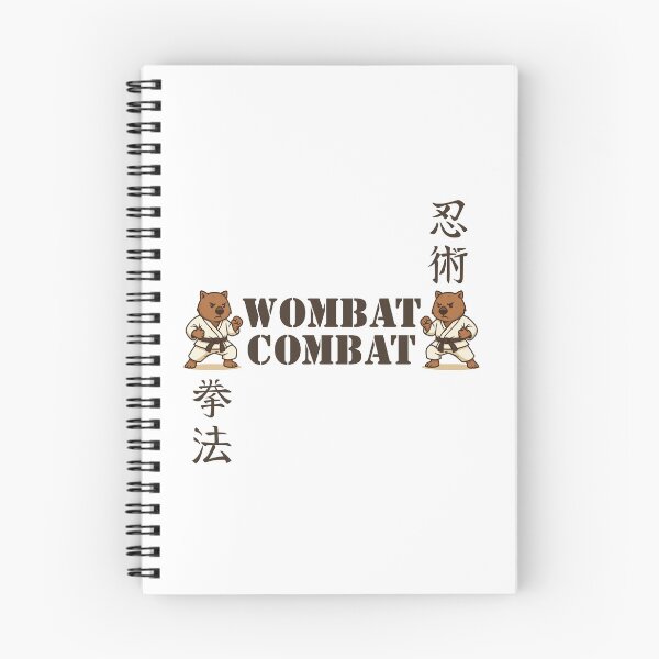 Item preview, Wombat Combat Martial Arts Australian Animal  designed and sold by pUNKnown.