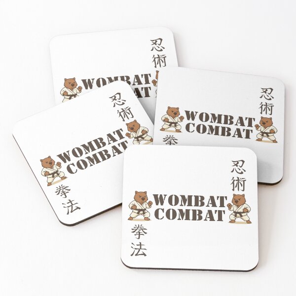 Item preview, Wombat Combat Martial Arts Australian Animal  designed and sold by pUNKnown.