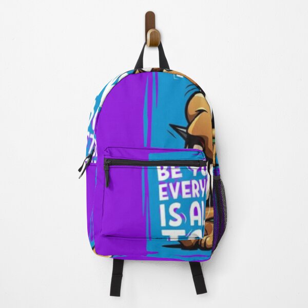 Item preview, Be Yourself Funny Dog Cartoon Motivational Quote T-Shirt Design designed and sold by BlueHillsJanot.