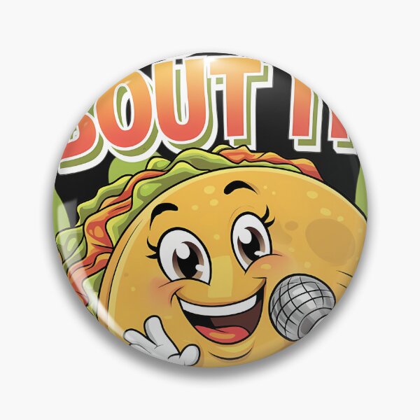 Item preview, Let’s Taco ‘Bout It - Screaming Taco Character designed and sold by AbbeyJacobsh.