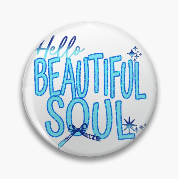 Item preview, Hello Beautiful Soul Christian Pattern Text  designed and sold by DivineHaven.