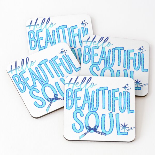 Item preview, Hello Beautiful Soul Christian Pattern Text  designed and sold by DivineHaven.