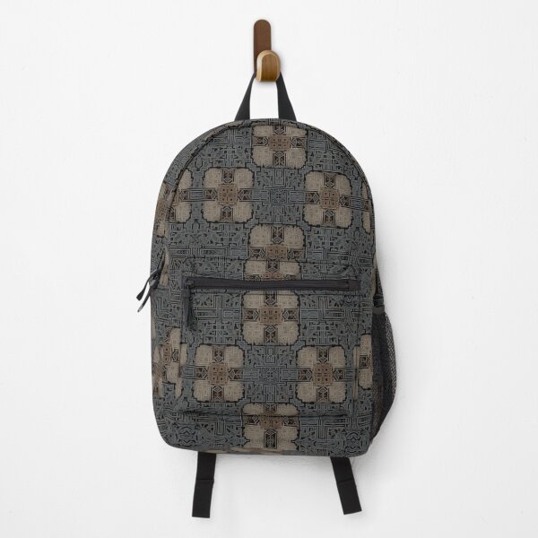 Item preview, Squares, Black Grey, Brown,  Mural Mosaic, Dark Theme, Diagonal Repeated Hexagonal Pattern Textures  designed and sold by Digital-Davinci.