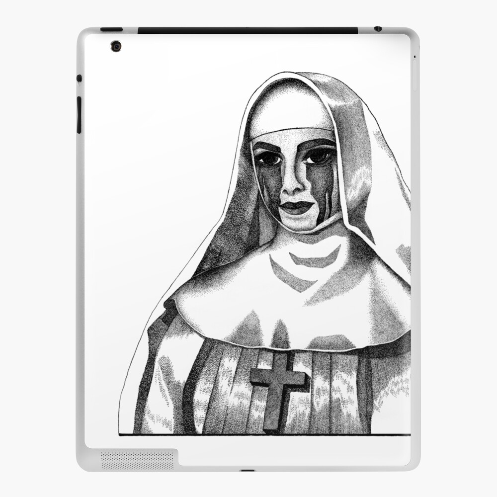 Halloween Evil Nun Vector Images (82)