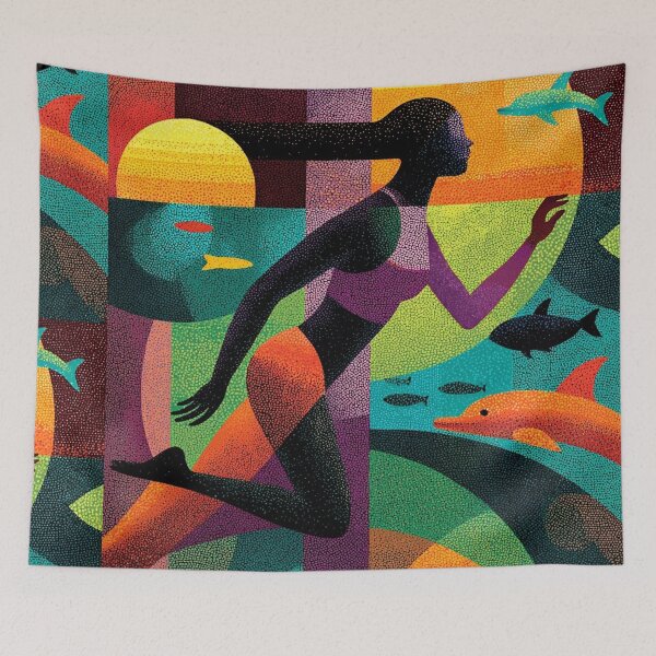 Item preview, The Dolphin Whisperer designed and sold by NdotoPop.