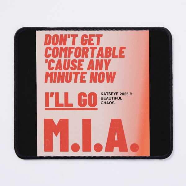 Item preview, M.I.A. by KATSEYE Retro Typography designed and sold by Think In Scenes.