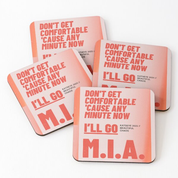 Item preview, M.I.A. by KATSEYE Retro Typography designed and sold by Think In Scenes.