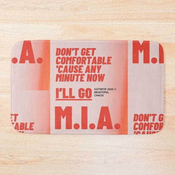 Item preview, M.I.A. by KATSEYE Retro Typography designed and sold by Think In Scenes.