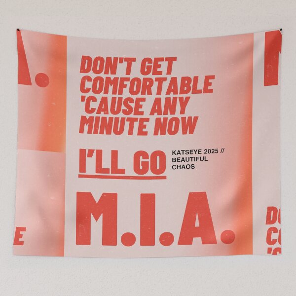 Item preview, M.I.A. by KATSEYE Retro Typography designed and sold by Think In Scenes.