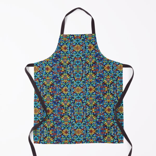 Item preview, Bright , Colorful, Blue, Yellow, Multicolor, tesselate, kaleidoscope, Diagonal Repeated Hexagonal Pattern Textures designed and sold by Digital-Davinci.