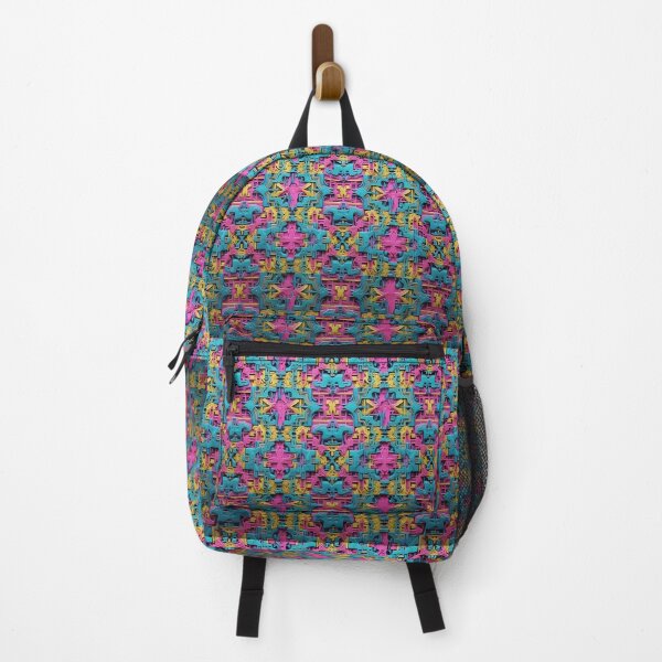 Item preview, Bright , Colorful, pink, Blue, Yellow, Multicolor, tesselate, kaleidoscope, Diagonal Repeated Hexagonal Pattern Textures designed and sold by Digital-Davinci.