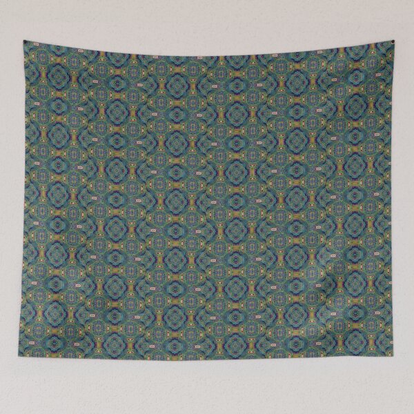 Item preview, Red, Green, Blue, Yellow, Multicolor, tesselate, kaleidoscope, Diagonal Repeated Hexagonal Pattern Textures designed and sold by Digital-Davinci.