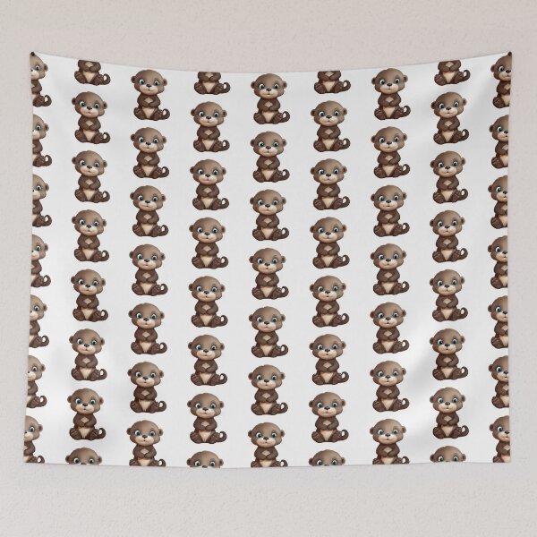 Item preview, Adorable Cartoon Otter designed and sold by New-School-Wave.
