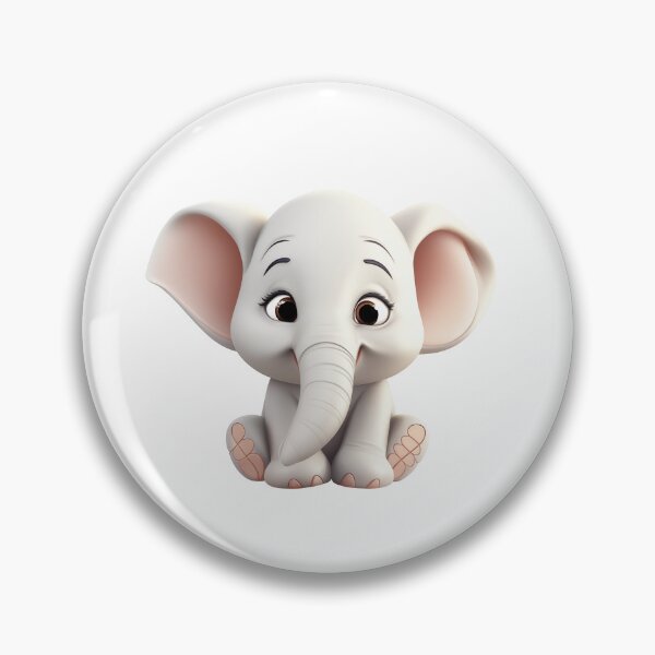 Item preview, Cute Sitting Elephant designed and sold by New-School-Wave.