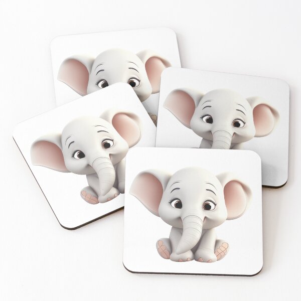 Item preview, Cute Sitting Elephant designed and sold by New-School-Wave.