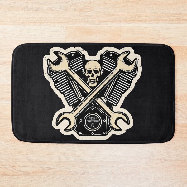 Item preview, Garage Therapy — V-Twin Skull Crest designed and sold by ArgentoArt.