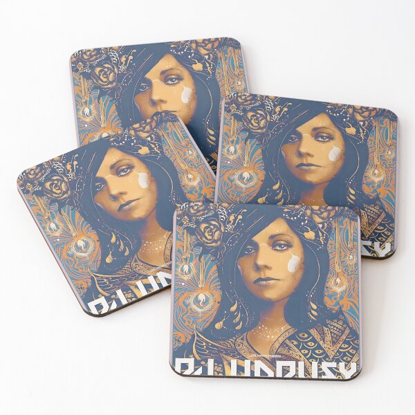 Artikelvorschau, PJ Harvey Philadelphia Konzertkunst | Verziertes mystisches Portrait-Design entworfen und verkauft von ThaddeusDenner.