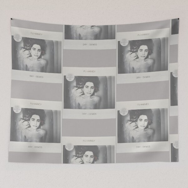 Item preview, Ethereal Monochrome Portrait | Woman Submerged in Water Aesthetic Art designed and sold by ThaddeusDenner.