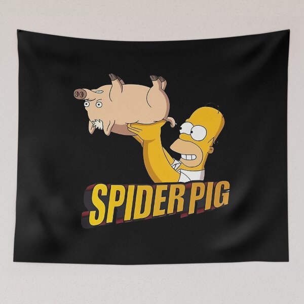Artikelvorschau, Homer Simpson Spinnenschwein entworfen und verkauft von BrooksReichel.