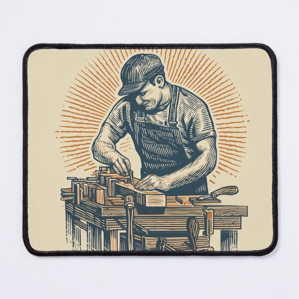Item preview, Shop Therapy — Vintage Woodworker designed and sold by ArgentoArt.