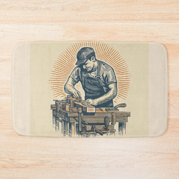 Item preview, Shop Therapy — Vintage Woodworker designed and sold by ArgentoArt.
