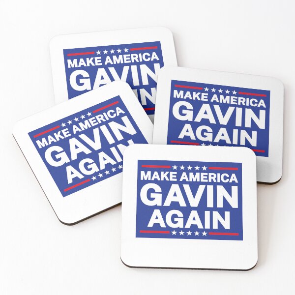Item preview, Make America Gavin again - Election 2028 Newsom designed and sold by SkeletonsDanger.