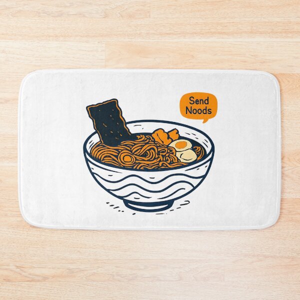 Item preview, Funny "Send Noods" Ramen Art Print designed and sold by BigManRey.
