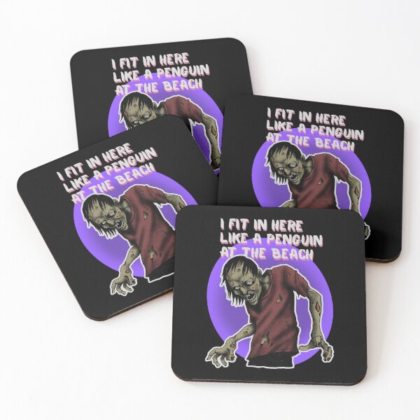 Item preview, Haunting Violet Backdrop for a Red-Clad Halloween Zombie designed and sold by SplashTastic.