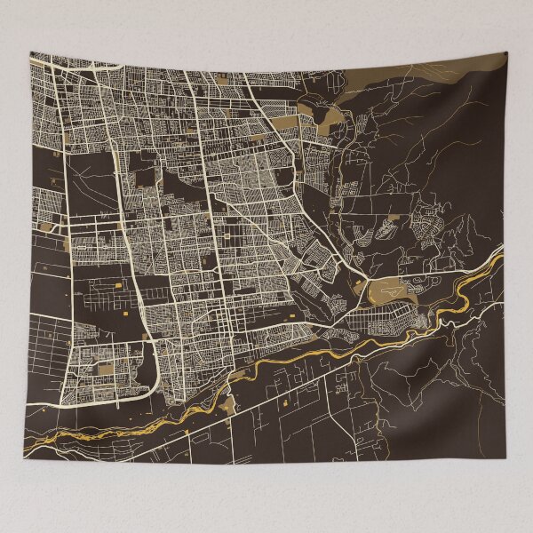 Item preview, Puente Alto City Map of Chile - Pastel designed and sold by deMAP.
