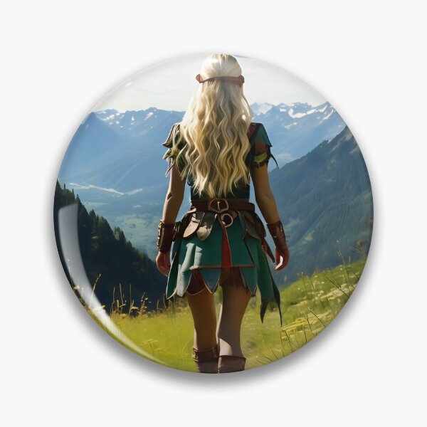 Item preview, Elf Lady in the mountains designed and sold by RobynPeters1836.