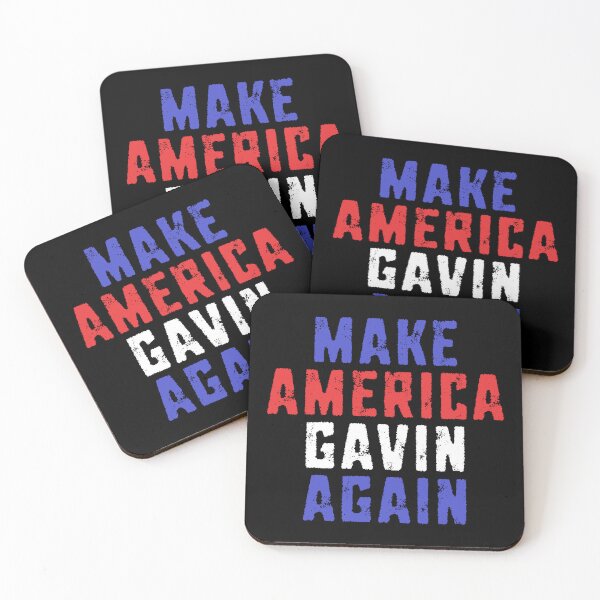 Item preview, Make America Gavin again - Funny Election 2028 Newsom Future politics designed and sold by SkeletonsDanger.
