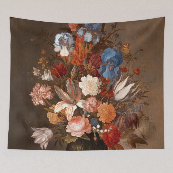 Item preview, Still Life with Flowers Dutch Golden Age - Balthasar van der Ast Oil Painting 1625 designed and sold by Under-TheTable.
